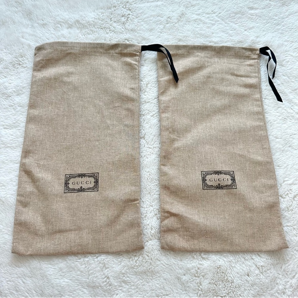 Gucci dust bags for shoes Authentic